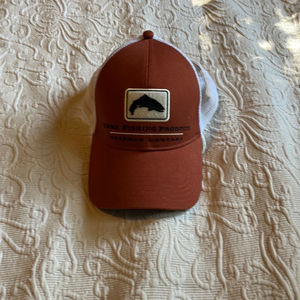 Simms Fishing Snap Back Baseball Hat - image 5
